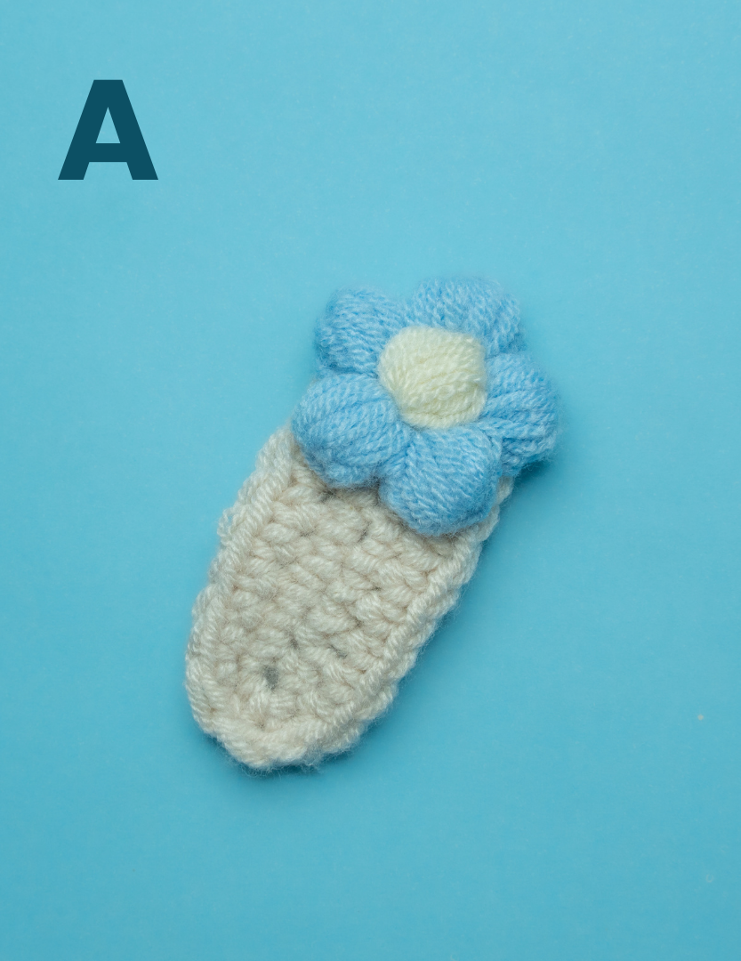 Blue Hair Clips
