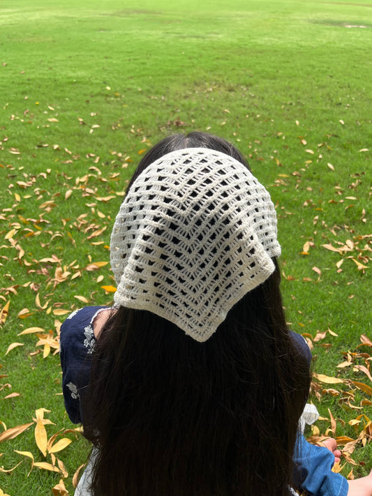 White Head Scarf