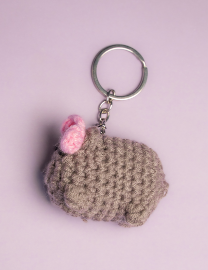 Hamster Buddy Keychain