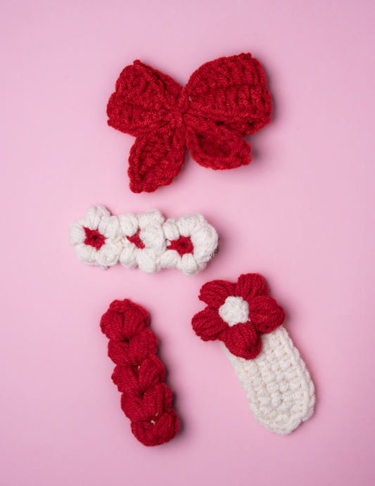 Red Hair Clips