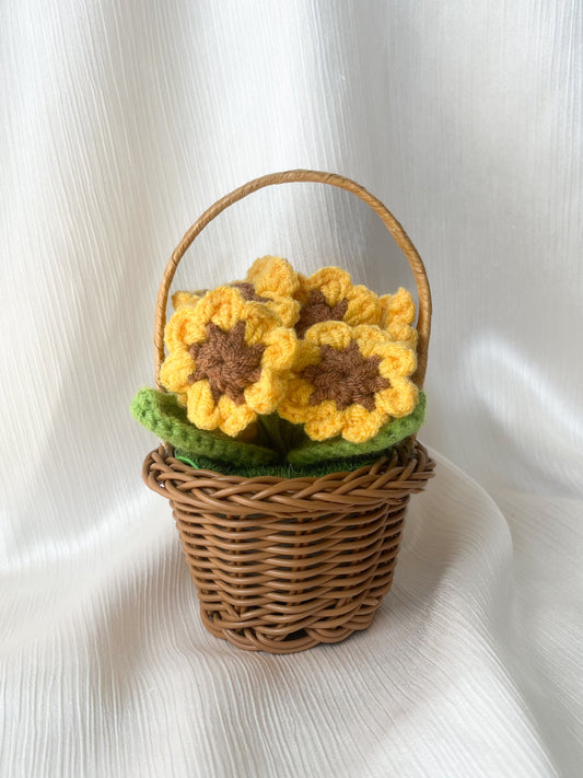 Sunflower Mini Basket