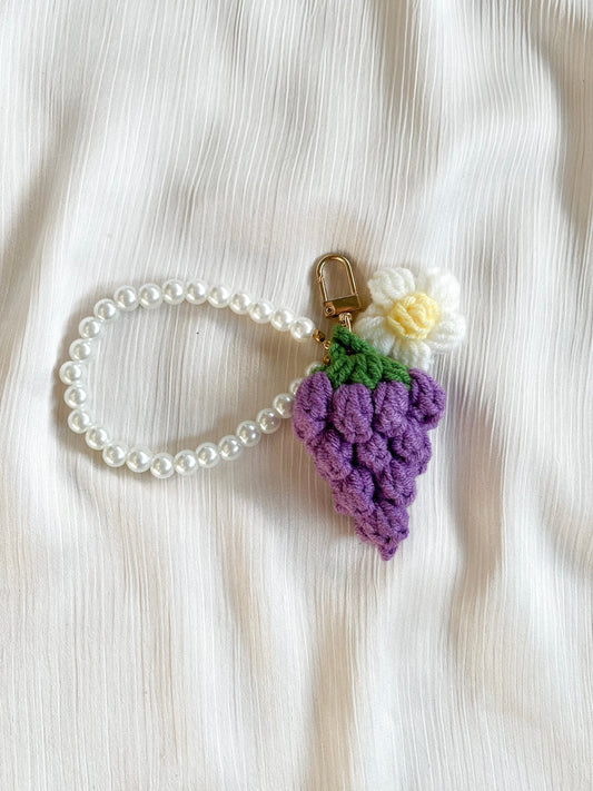 Grape Bloom Keychain